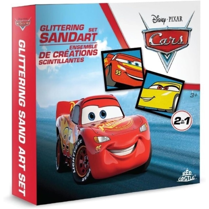Castle Eğitici Ve Eğlenceli  Cars Kum Boyama Seti- Mbk-11