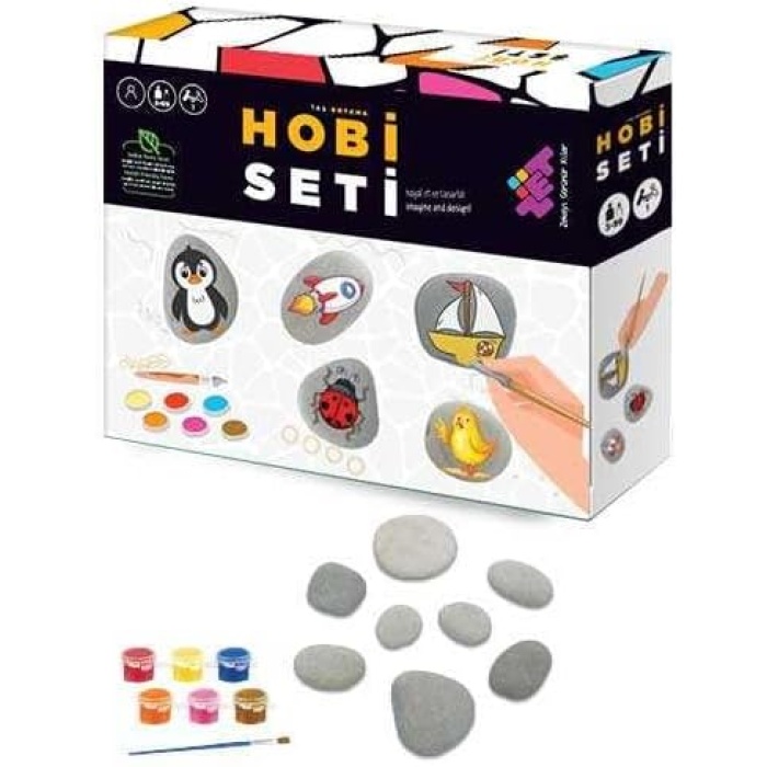Zeka HOBİ SETİ TAŞ BOYAMA