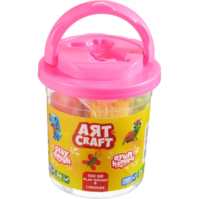 Art Craft Küçük Kova 5 Renk 100 Gr Oyun Hamuru
