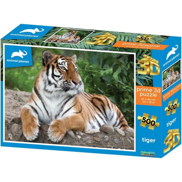 3D - Kaplan - 500 Parça Yetişkin Puzzle
