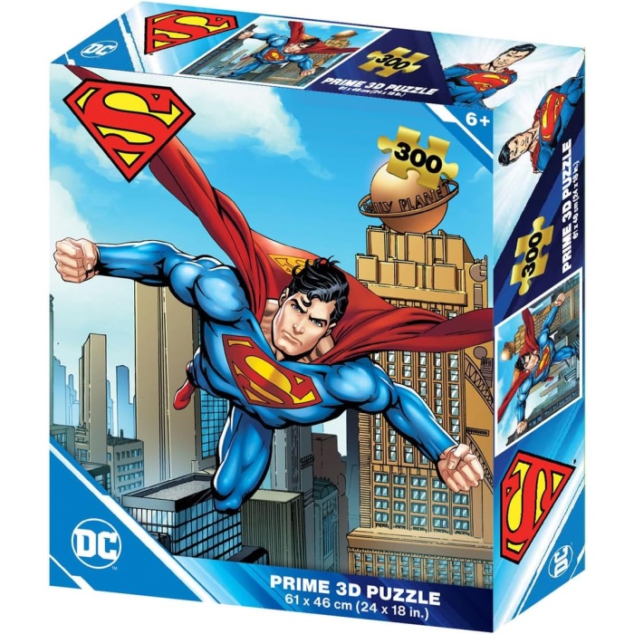 3D - Superman - 300 Parça Puzzle Yetişkin Puzzle