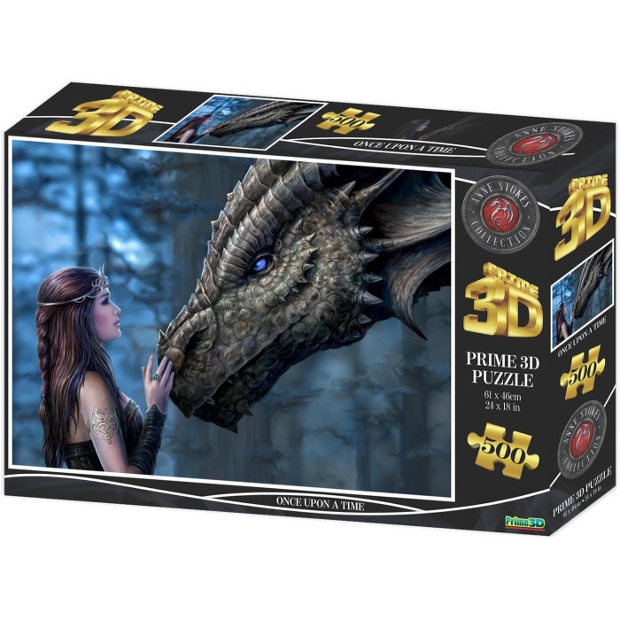 3D - Once Upon a Time - 500 Parça Yetişkin Puzzle