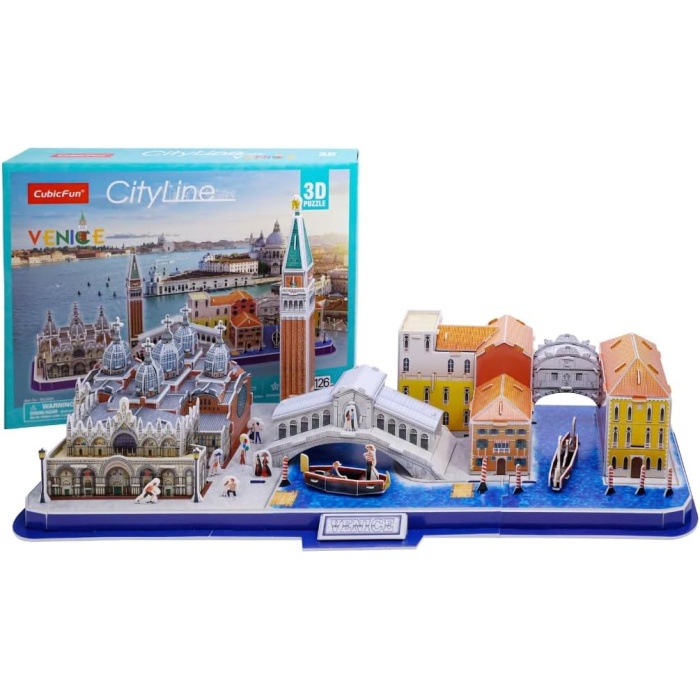 3D Puzzle CUB/MC269h City Line - Venedik - İtalya