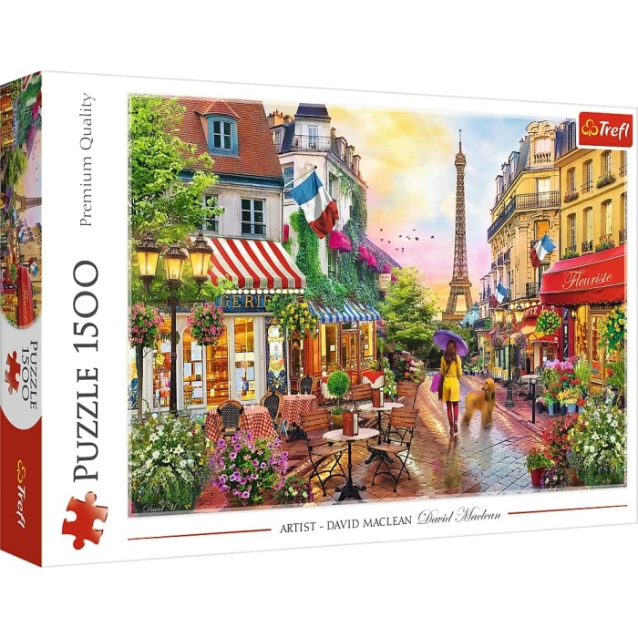 Puzzle, Charme of Paris, 1500 parça, Üstün Kalite, yetişkinler ve 12 yaşından büyük çocuklar için