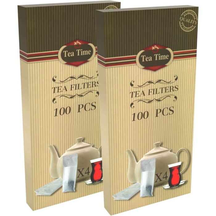 İlaç Tea Time Çay Kahve Filtresi Kağıt Filtre L Büyük Boy (100lü Çay Filtresi poşeti)