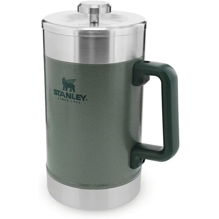 Klasik French Press Termos 1.4 lt Yeşil