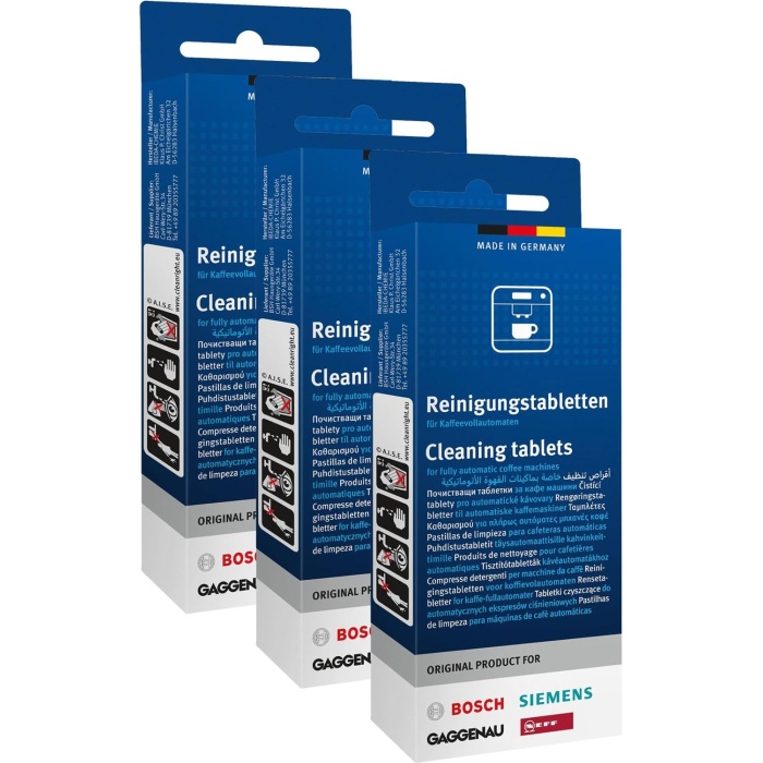 3 x 10 orijinal Reinigungstabletten Siemens Neff Gaggenau
