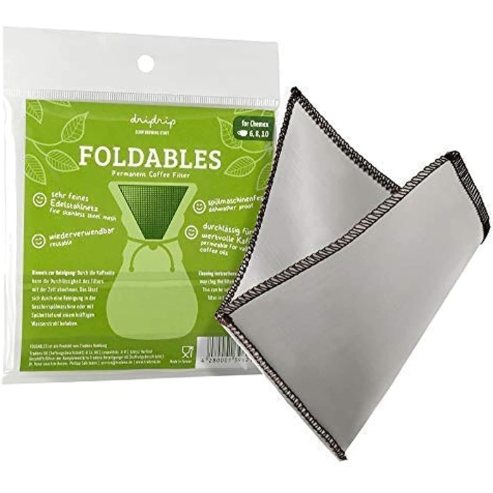 Foldables Çelik Kahve Filtresi (Chemex)