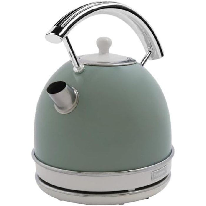 WORLDWIDE GEM RETRO 1.7 Litre Mint Yeşil Yuvarlak Su Isıtıcısı