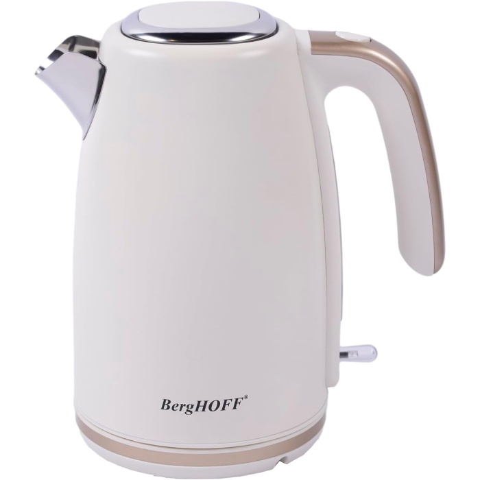 WORLDWIDE Gem Pearl 1.7 Litre Vanilya Krem Rengi Gold Modern Su Isıtıcı
