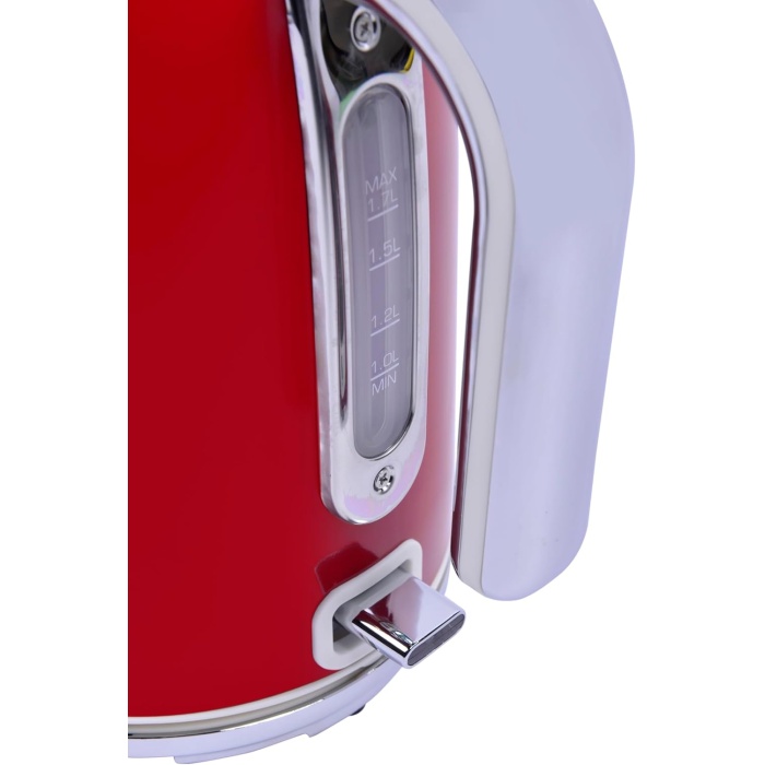 WORLDWIDE GEM RETRO 1.7 Litre Kırmızı Su Isıtıcısı