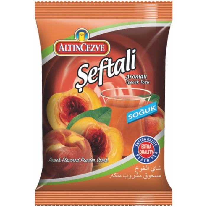 Şeftali Aromalı Toz İçecek - Soğuk Şeftali 450 Gr