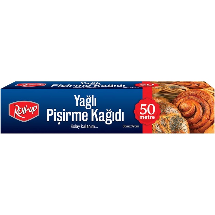 Silikonlu Pişirme Kağıdı 37cm x 50 m 1 Adet Beyaz