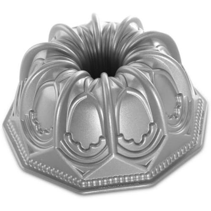 Ware kek kalıbı/pasta kalıbı/Motivbackform  –  küçük kubbe, alüminyum, gümüş, 24 x 24 x 10,2 cm, 1 birim
