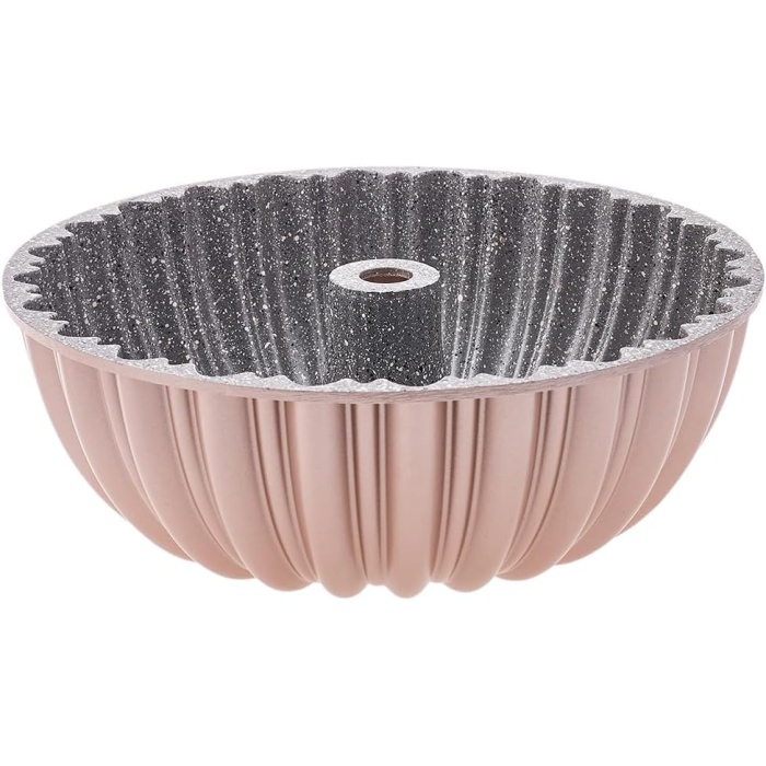 Cake Pro Dilimli Rosegold Döküm Kek Kalıbı