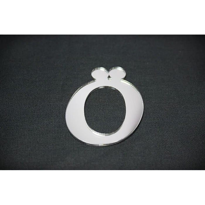 Marifetlerim - Ö Harfi Gümüş Pleksi 4 cm