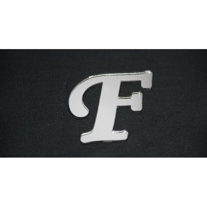 Marifetlerim - F Harfi Gümüş Aynalı Pleksi 4 cm