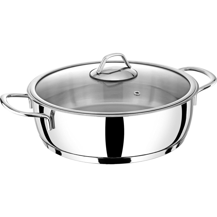 Omega Metal 28 Cm Basık Tencere Bon-2263