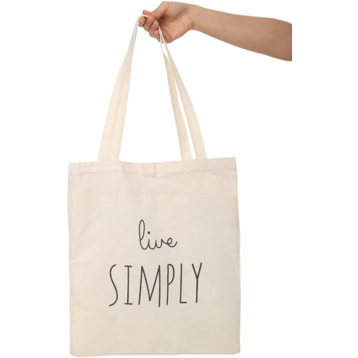 Bez Çanta Live Simply Baskılı