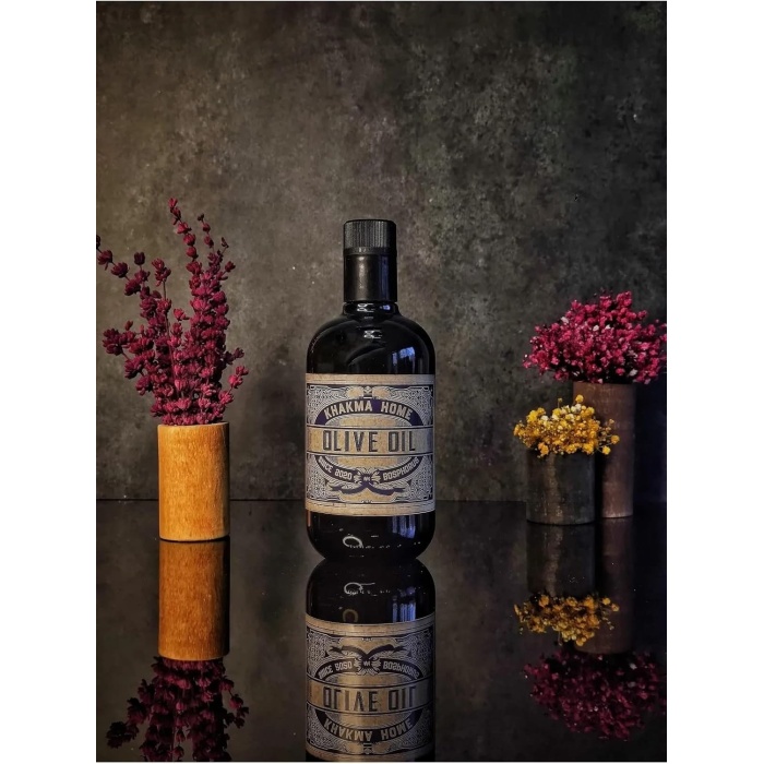 500 ml siyah renkli italyan cam yağdanlık vintage yağlık 500vintage1