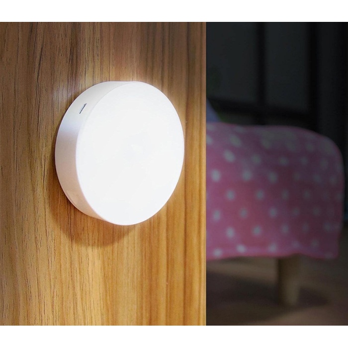 LED Hareket Sensörlü Ledli Gece Lambası Şarj Edilebilir, Taşınabilir 4000k Günışığı (2 Adet)