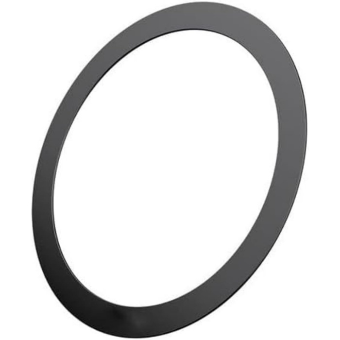 Power Metal Magsafe Halka Yüzük Ring iPhone 8 ve Üstü Model ile Uyumlu Siyah LVRNG