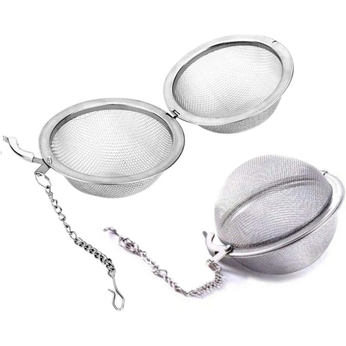Home Metal Top Çay Süzgeci,Topuz Çay Filtresi,Bitki Ve Yeşil Çay İçin Paslanmaz Süzgeç,Bardağa Asılabilir Topuz Çay Süzgeci
