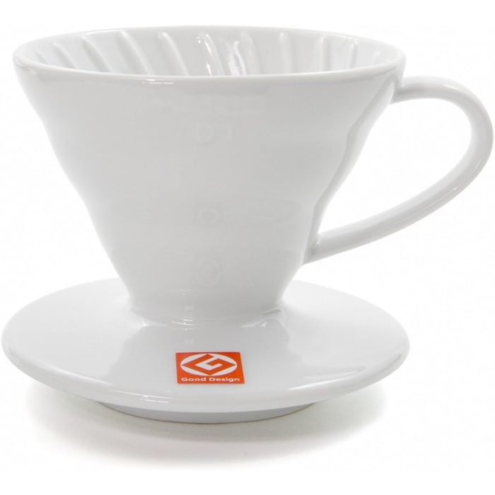 V60 02 Dripper (Beyaz Plastik)