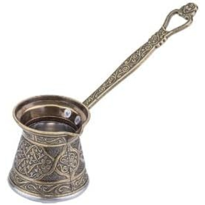 1 Zamak Döküm Kahve Cezvesi 1-2 Kişilik Yeşil Renk