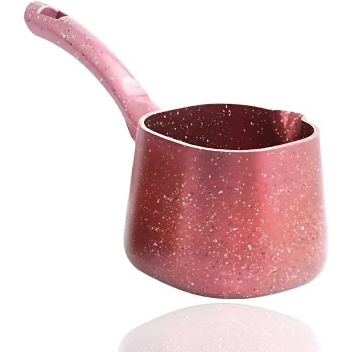 Kare Tabanlı Granit Cezve 500 Ml - Büyük Boy