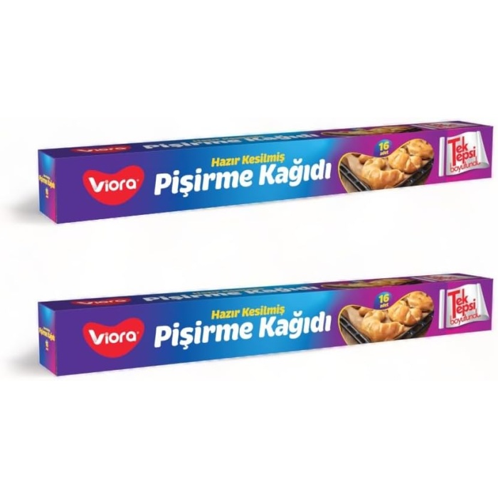 2 Paket 32 Adet, Hazır Kesilmiş Fırın Pişirme Kağıdı Tek Tepsi Boyutunda - Tek Tepsi Boyutunda Hazır Kesilmiş Pişirme Kağıdı 32 Adet: Kolay ve Temiz Pişirme Deneyimi