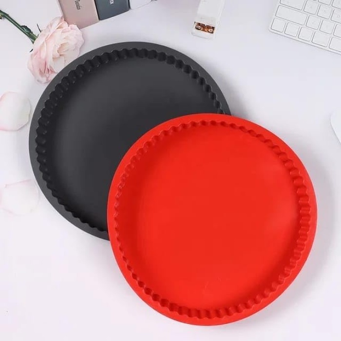 26Cm Silikon Turta Ve Kek Kalıbı,Pastacılık Ve Sunumlar İçin Kolay Çıkarılabilir Yapışmaz Silikon