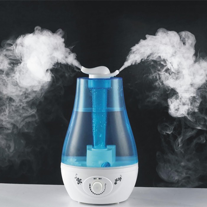 2.4 Litre Ultrasonik Buhar Makinesi Hava Nemlendirme Cihazı Hava Nemlendirici Ayarlanabilir Sprey Çıkışı Buhar Makinesi