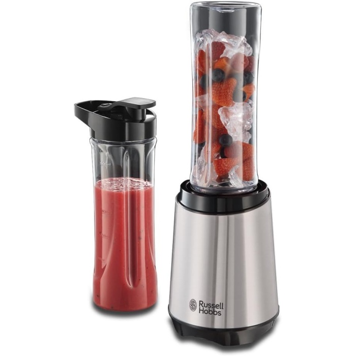 Go Steel blender, smoothie Maker (300 Watt), ve 2 şişe, paslanmaz çelik