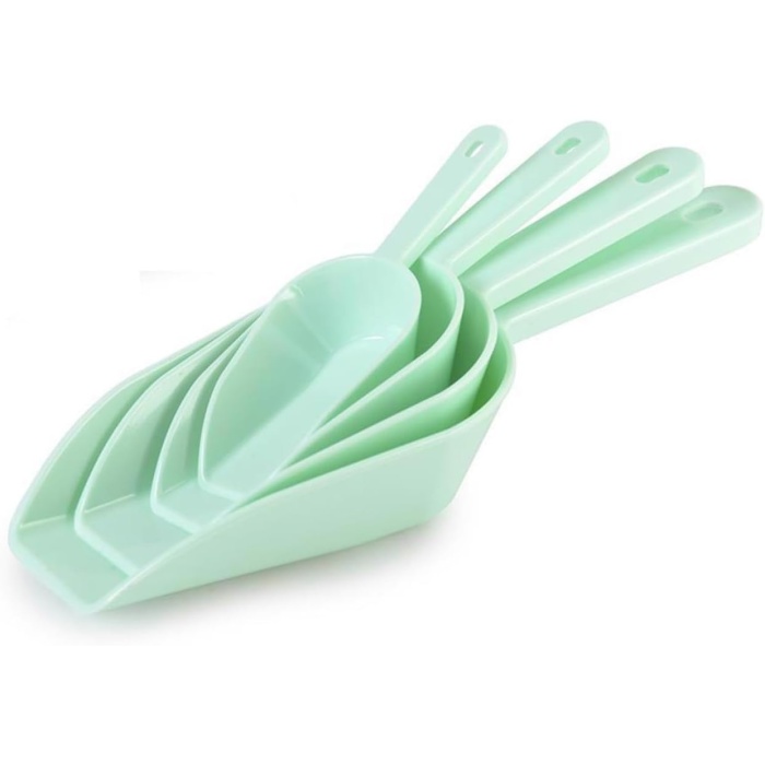 Erzak Küreği, 4 Parça Set (Yeşil)