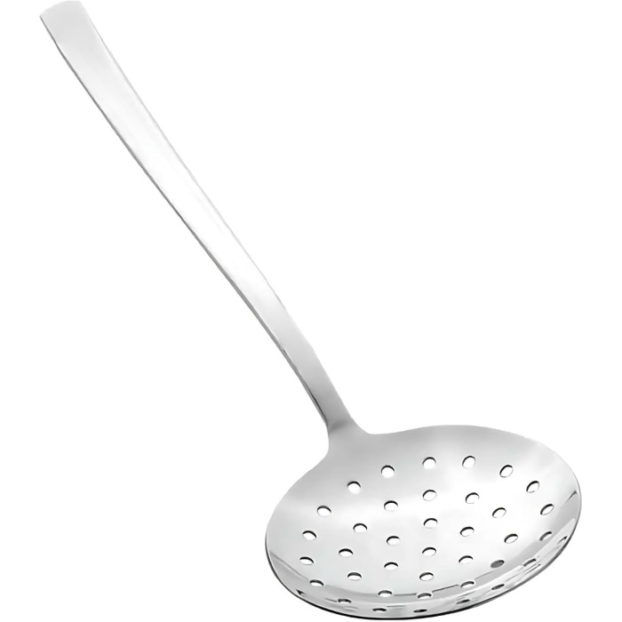 Çelik Çok Amaçlı Servis Kevgiri – Mutfak ve Restoran Kullanımı İçin Dayanıklı Yemek Süzen Kevgir (30 cm)