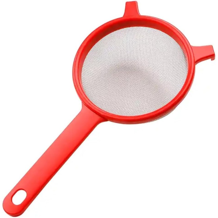 Plastik Kasa, Metal İç Süzgeç 3 Farklı Boy (18 cm)