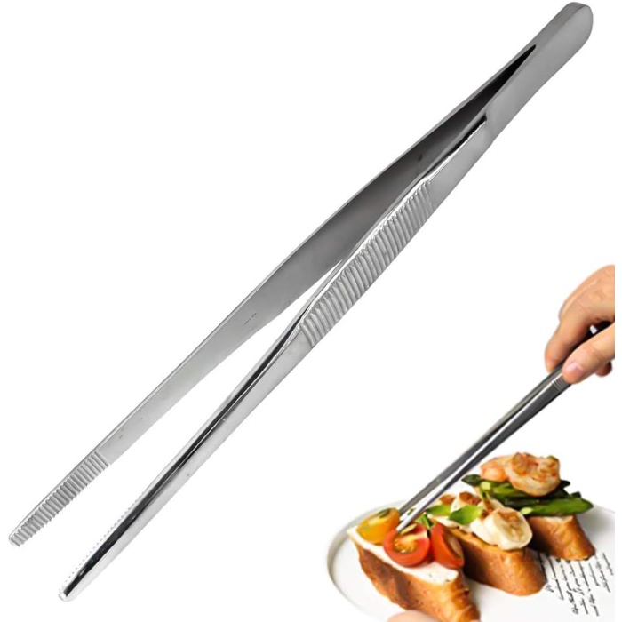 paslanmaz çelik mangal cımbızı 30 cm
