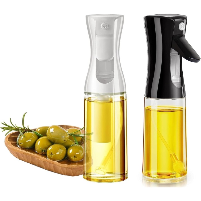 Home Sprey Yağdanlık Cam Şişe Yağ Püskürtücü 225 ml Airfryer Kızartma Izgara Salata İçin Yağlık