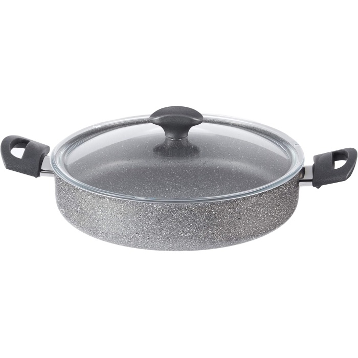 Fred Karnıyarık Tenceresi, Gri Kırçıllı, 28 cm