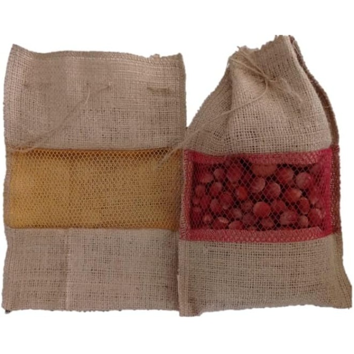 Ceviz Çuvalı, File Pencereli, 21 Cm-32 Cm, 10 Adet, 1 Kg Ürün Taşır.