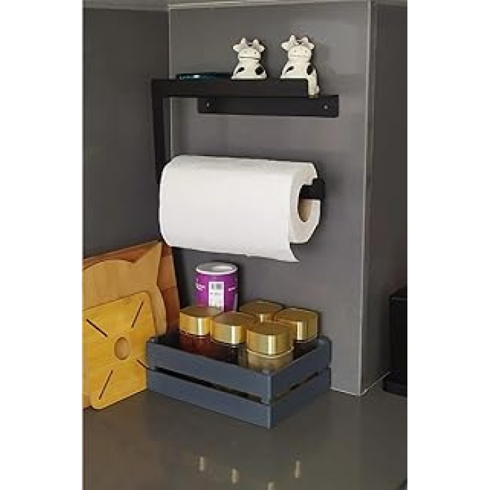 Rulo Kağıt Havluluk Peçetelik Banyo Düzenleyici (Rulo Havluluk Tekli)