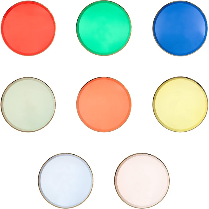 Meri 187450 Parti Pastel Orta Boy Tabaklar (8li)