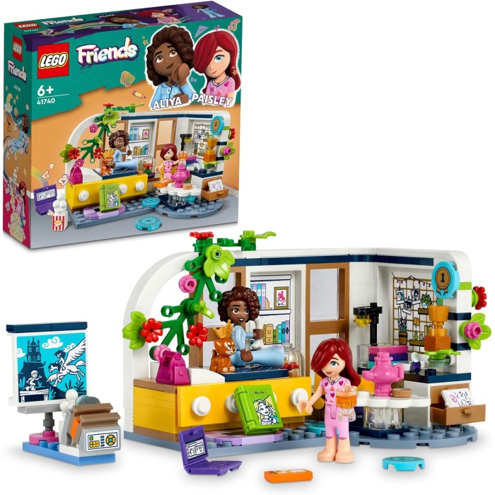 Friends Aliyanın Odası 41740-6 Yaş ve Üzeri Çocuklar için 2 Mini Bebek Karakter (209 Parça)