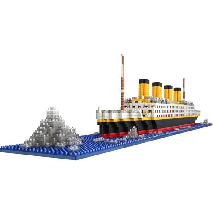 Technik Titanic Gemi İnşa Kiti, 1860 Klemensler Mikro Elmas Titanik Gemi Model Kiti