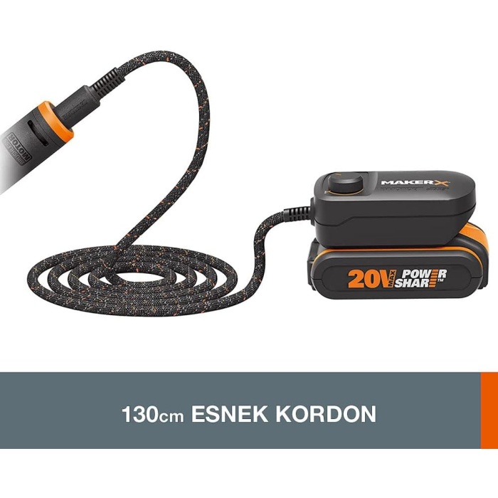 WA7160 MAKERX 20V HUB Devir Ayarlı Adaptör
