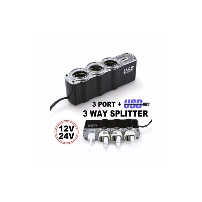 Araba Araç Oto Çakmak Çoklayıcı Çoğaltıcı Soketi Usb Çakmaklık
