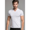 Kampçılık Thermoform Microfiber V Yaka T-Shirt Beyaz S