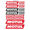 Motul A4 Boyutu 18 Parça Sticker 001