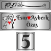 Metal Kapı İsimliği Gümüş Besmele 0014